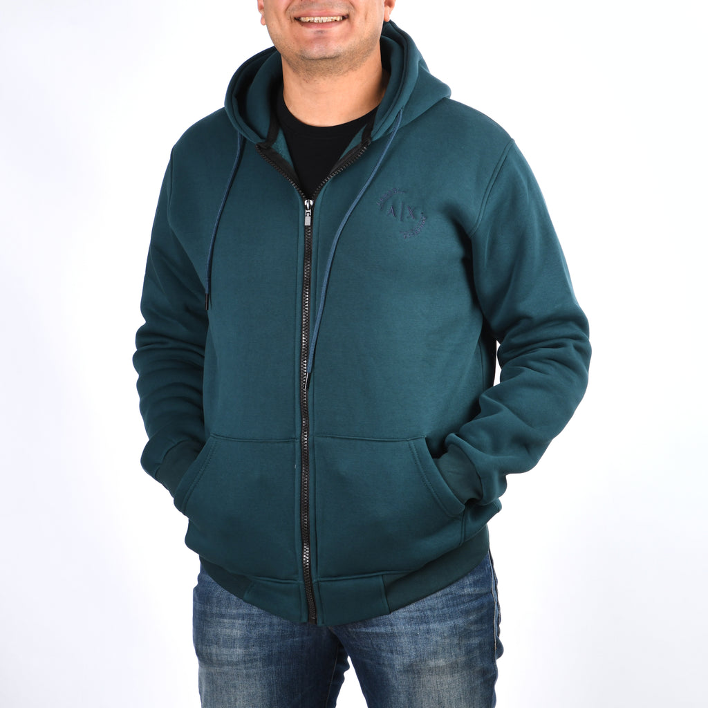 Men A/X Zipper Sweatshirt Padded (Lavender)