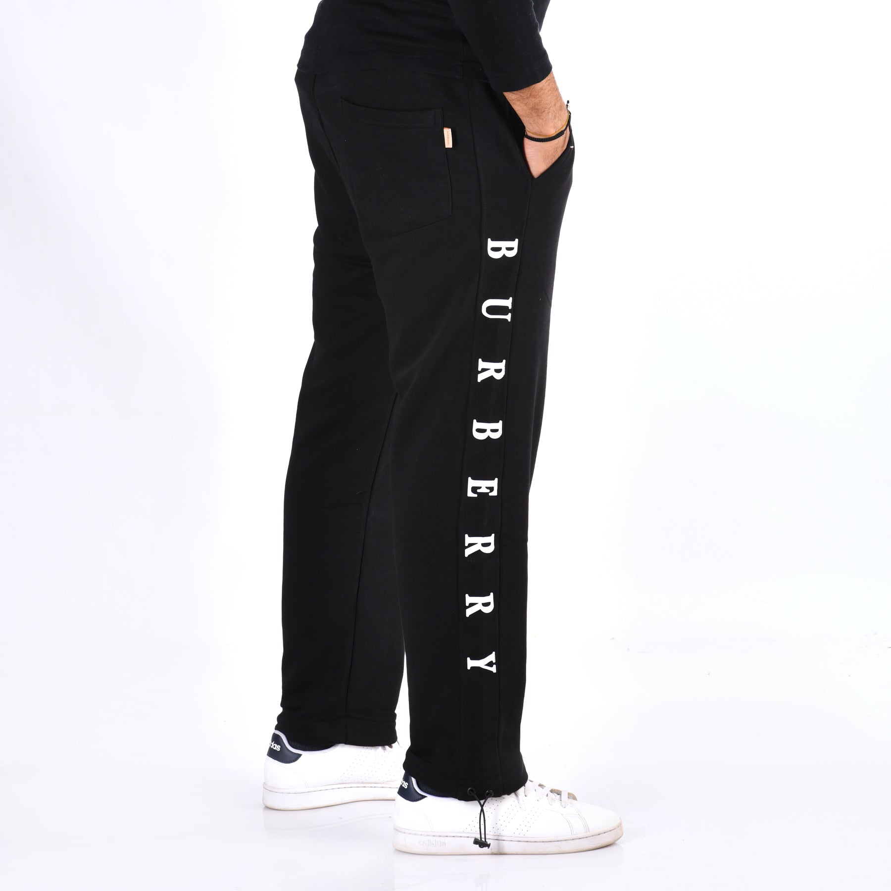 Men Cotton Relaxed Fit Pants Burberry