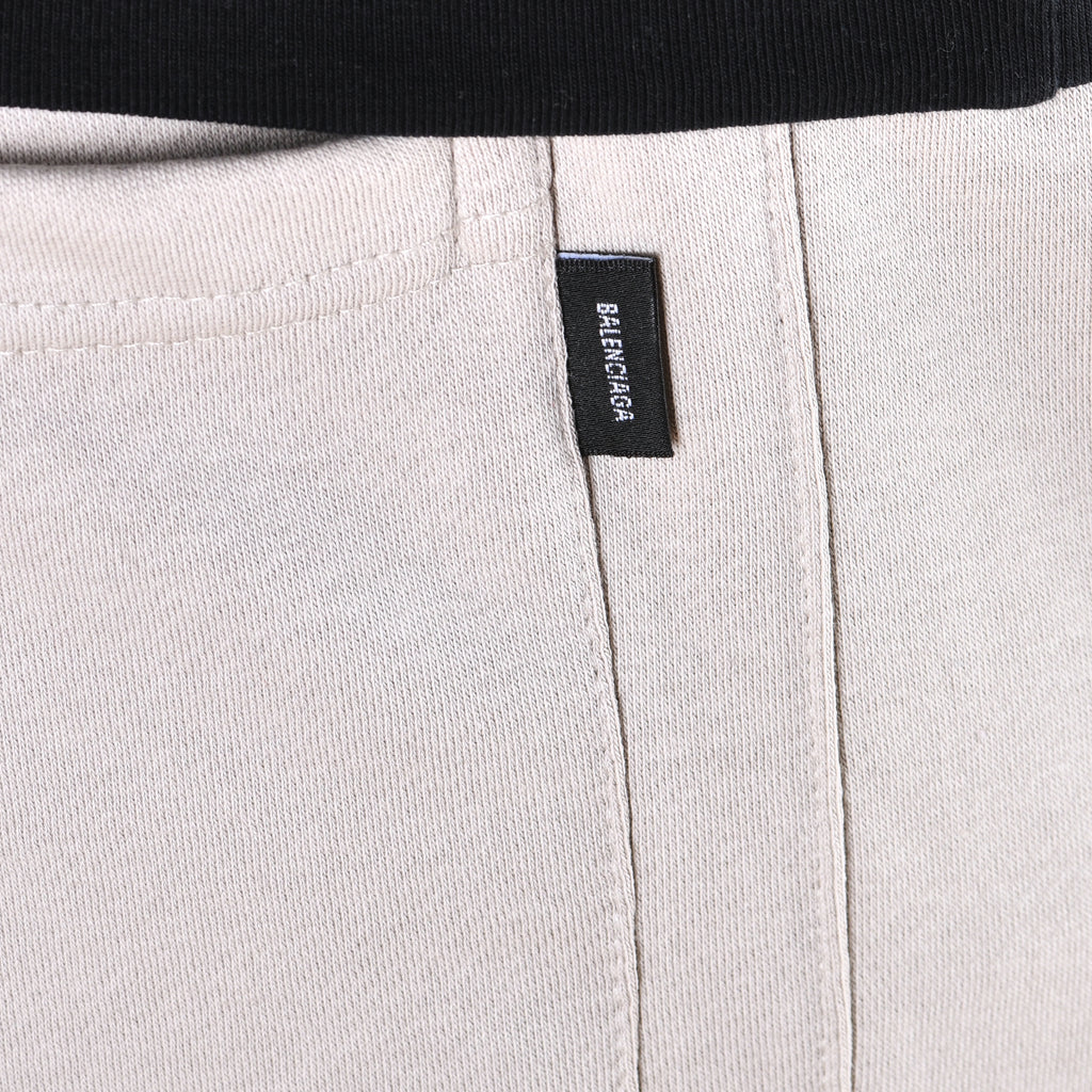 Men Cotton Relaxed Fit Pants Balenciaga (Gray)