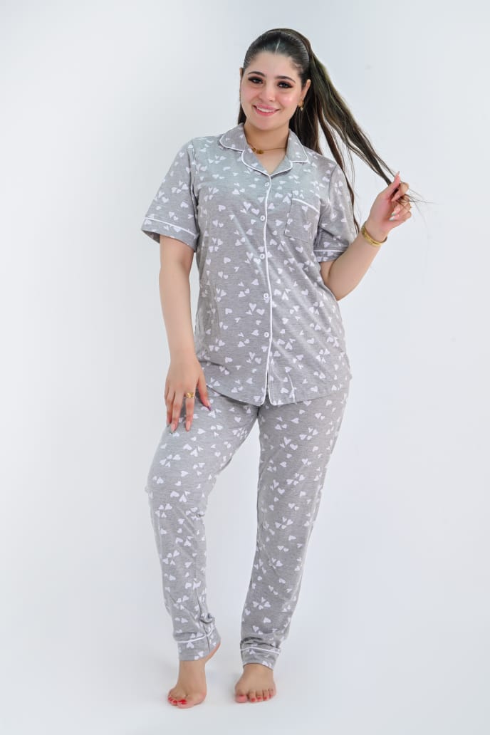 women Pajama Harts Classic Cotton ( Gary )