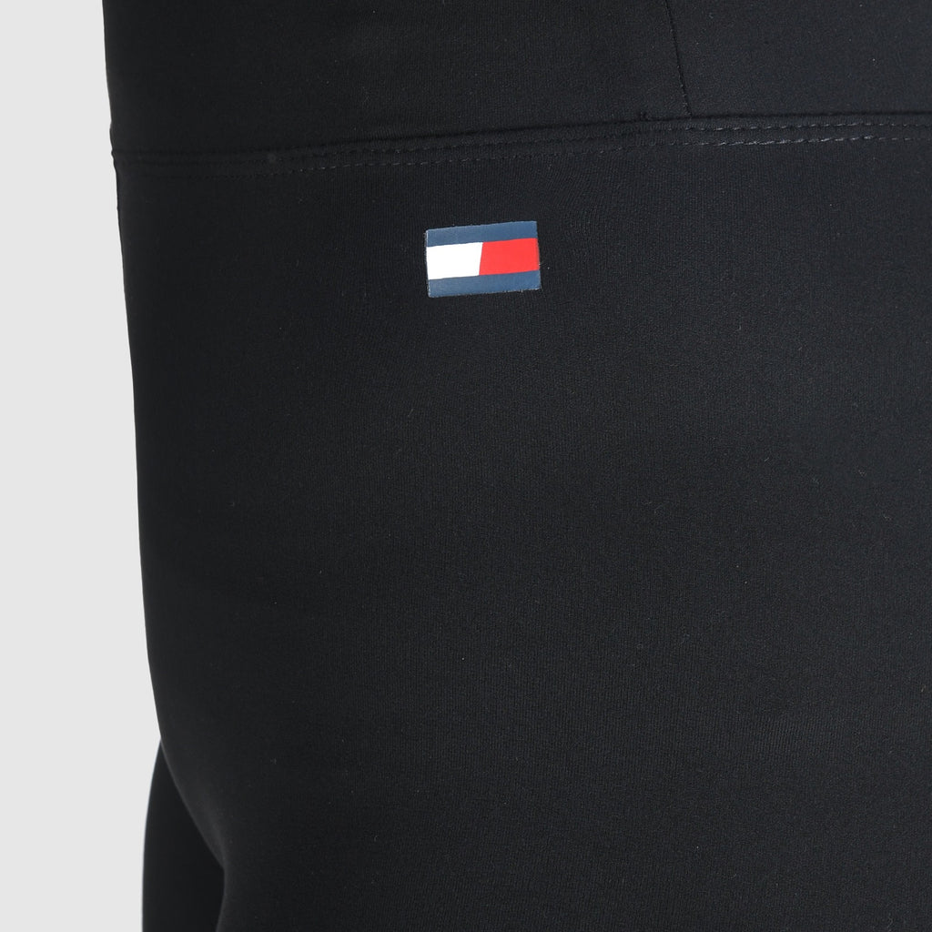 women Sports Elastic Waist Leggings Tommy (Black)