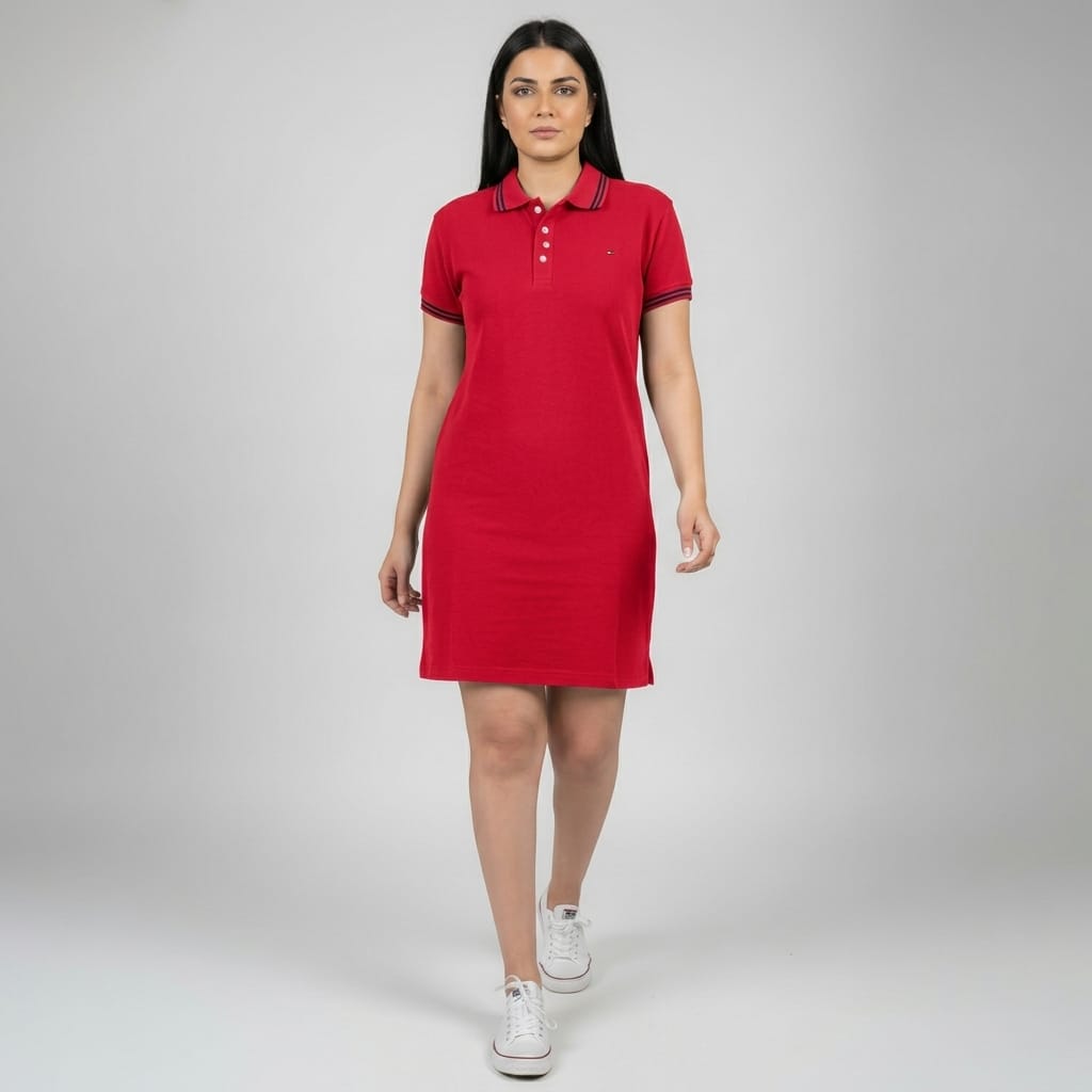Women Tommy Dress (RED)