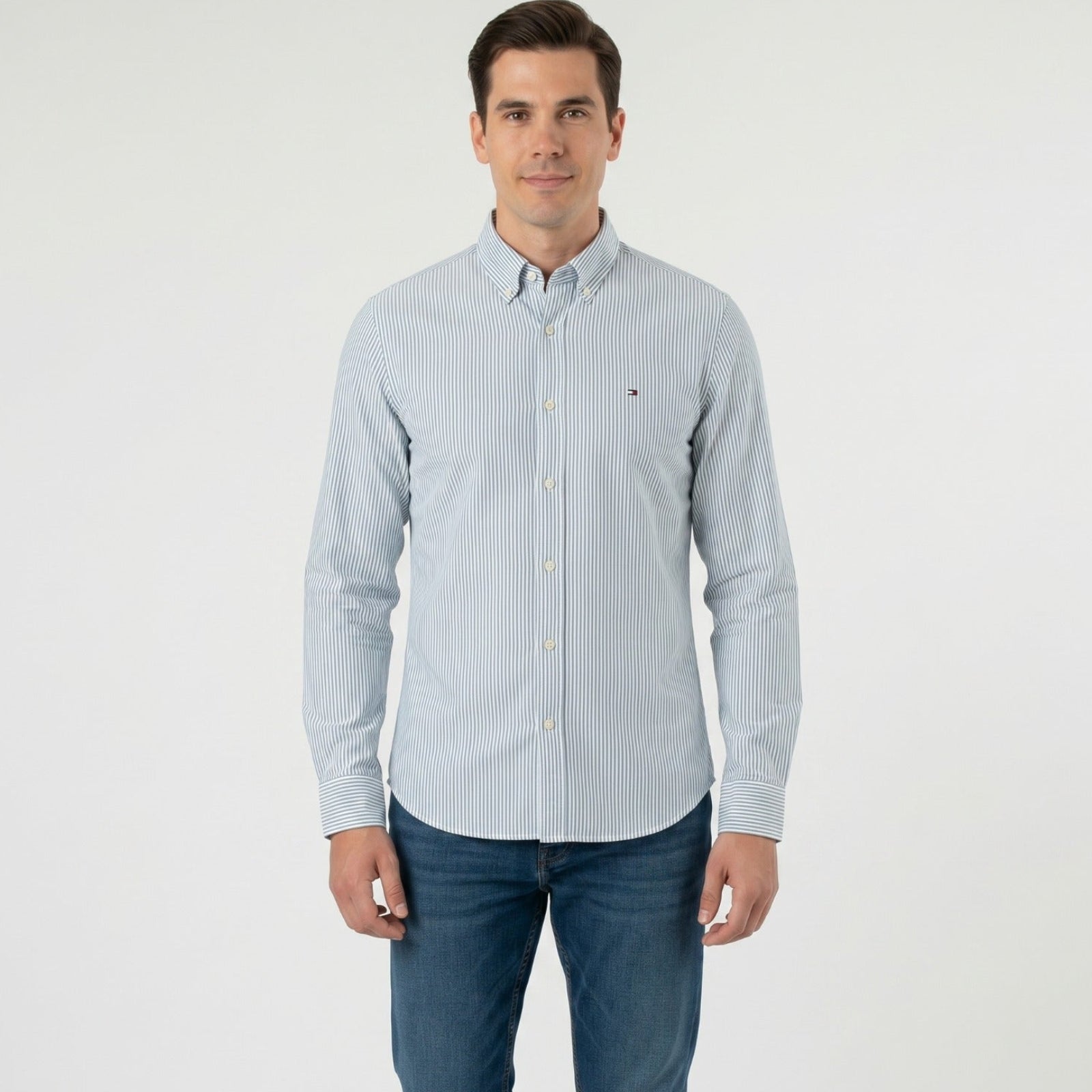 Men Shirt Striped Oxford (Gary)