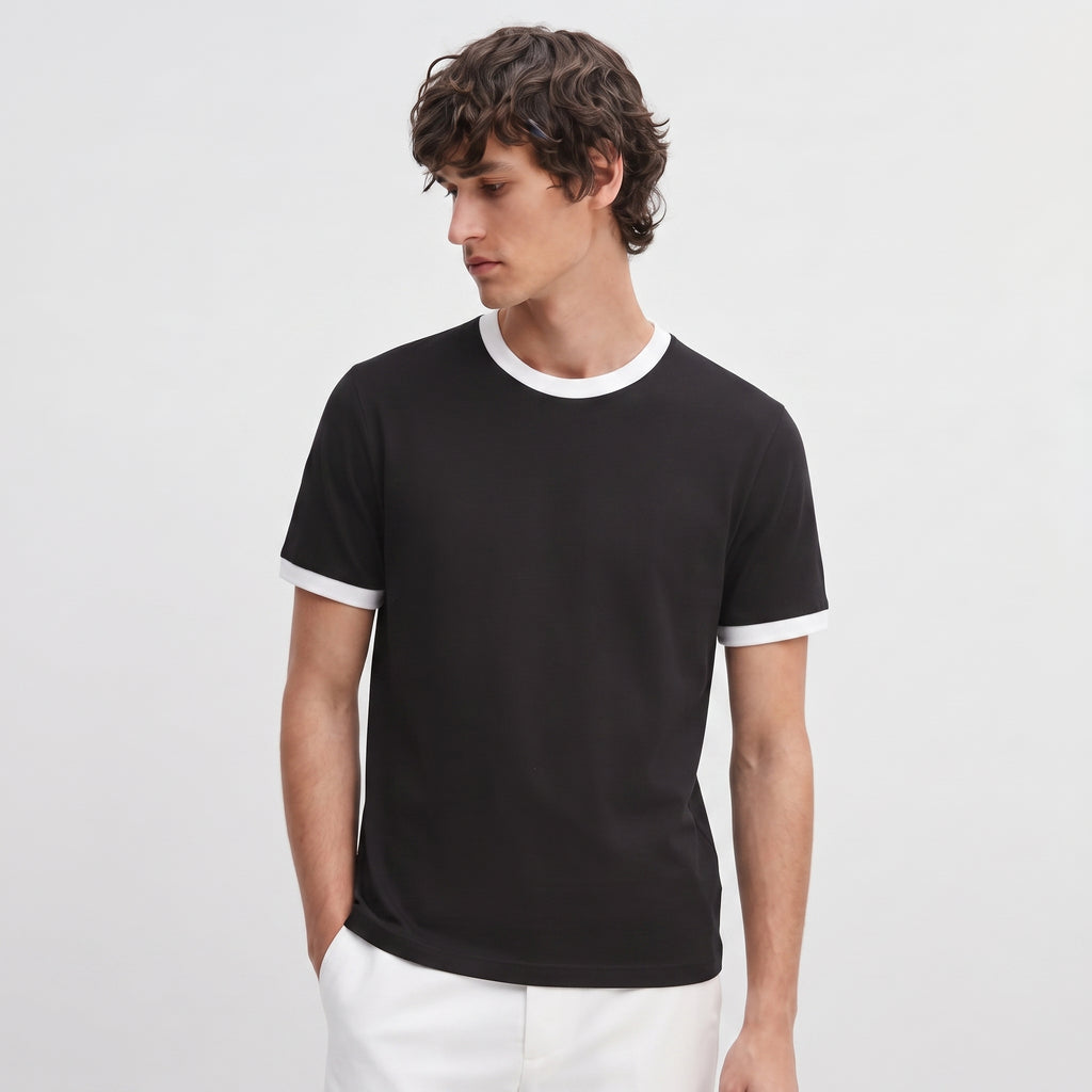 INCITY Ringer Cotton T-shirts Men