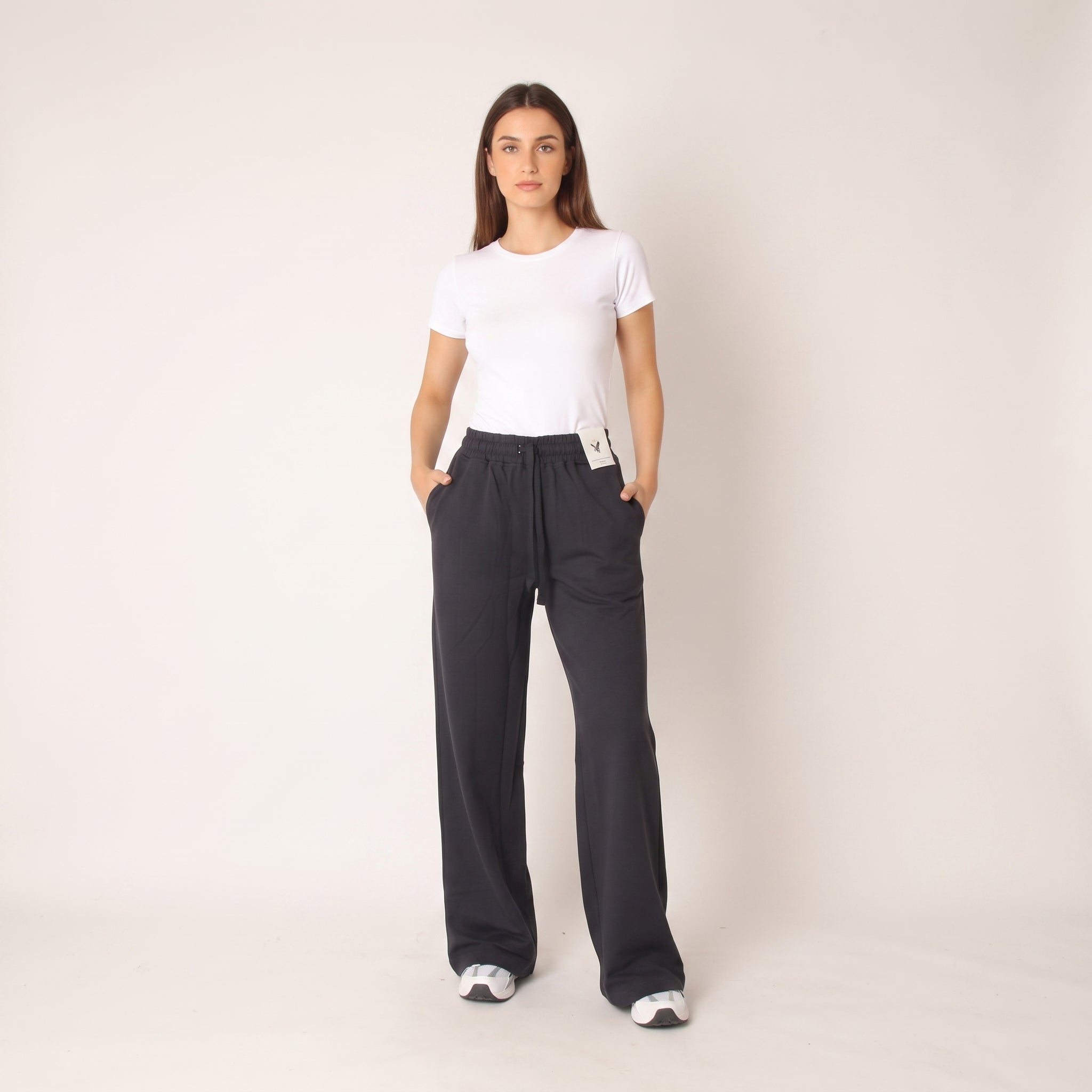Women Wide Leg Pants AE (Blue)