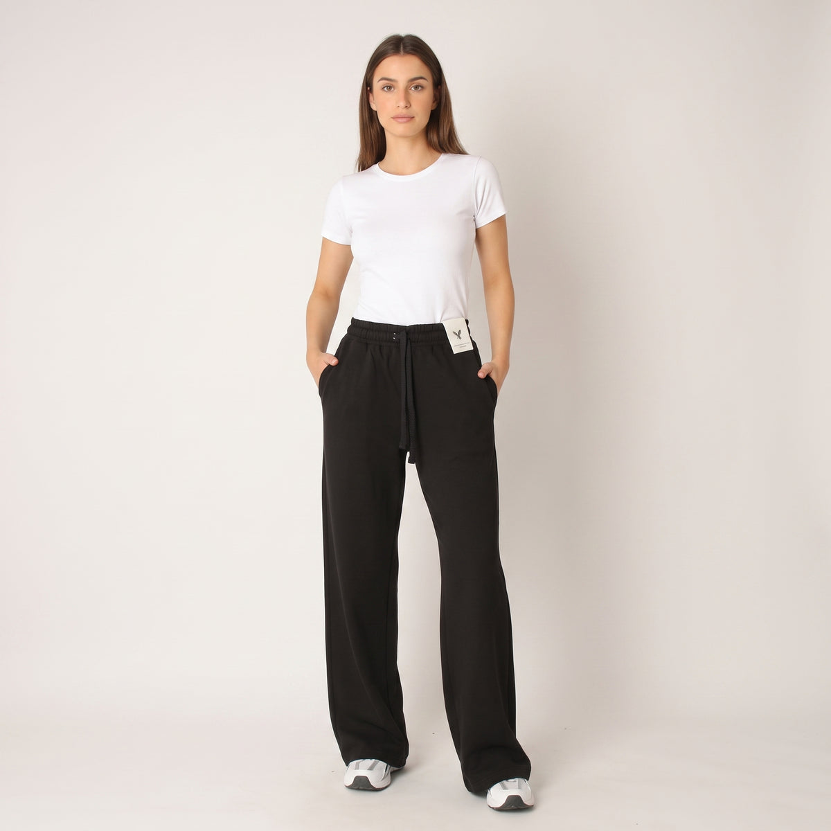 Women Wide Leg Pants AE (Black)