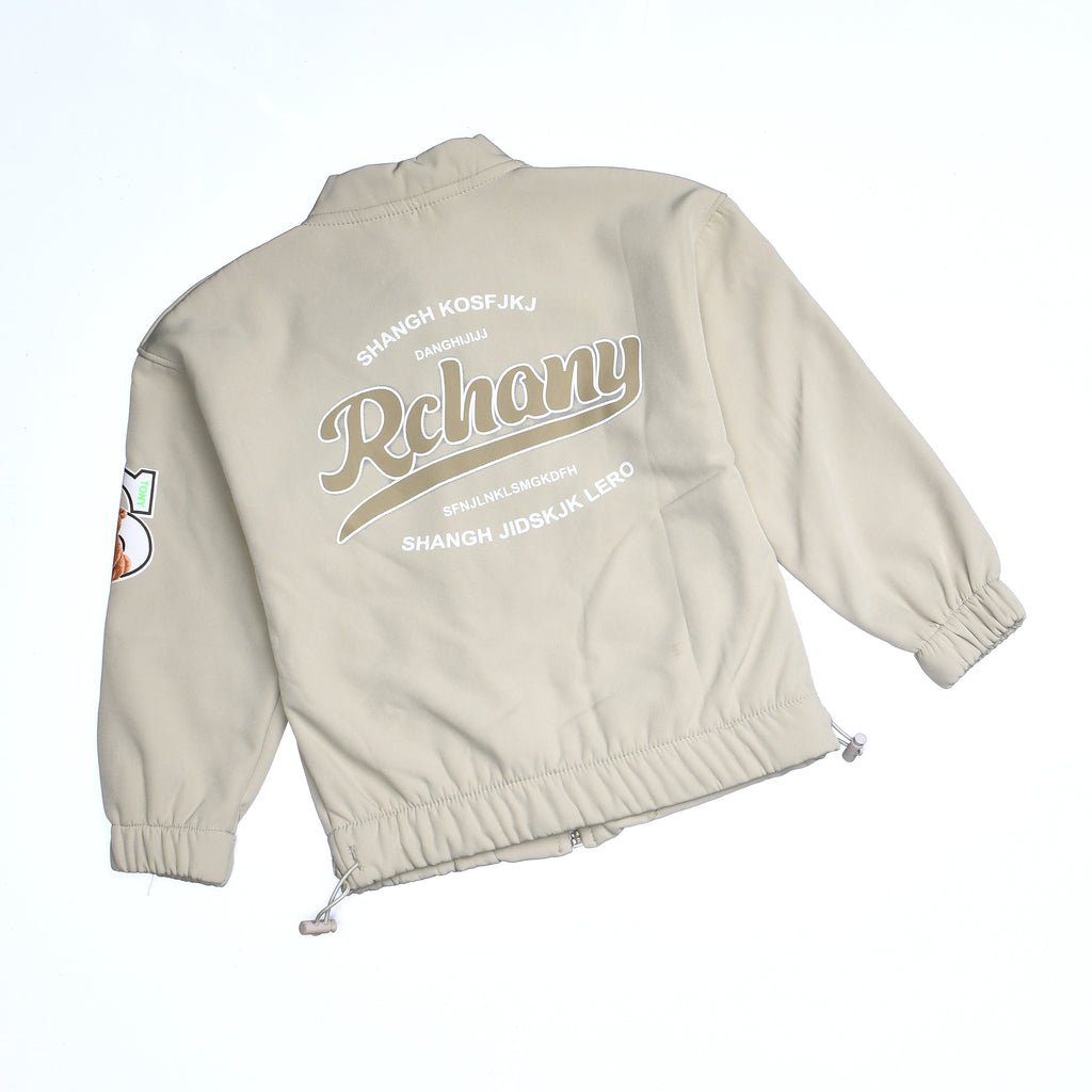 Boys Waterproof Zipper Jacket (Gray)