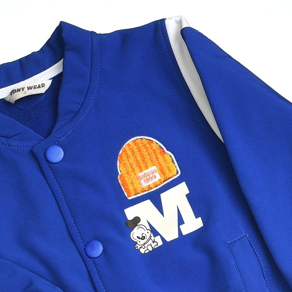 Boys Waterproof Zipper Jacket (Blue)