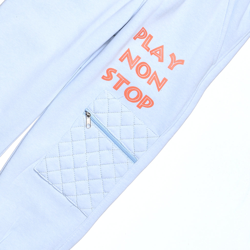 Boys Play Non-Stop set Melton (Baby Blue)