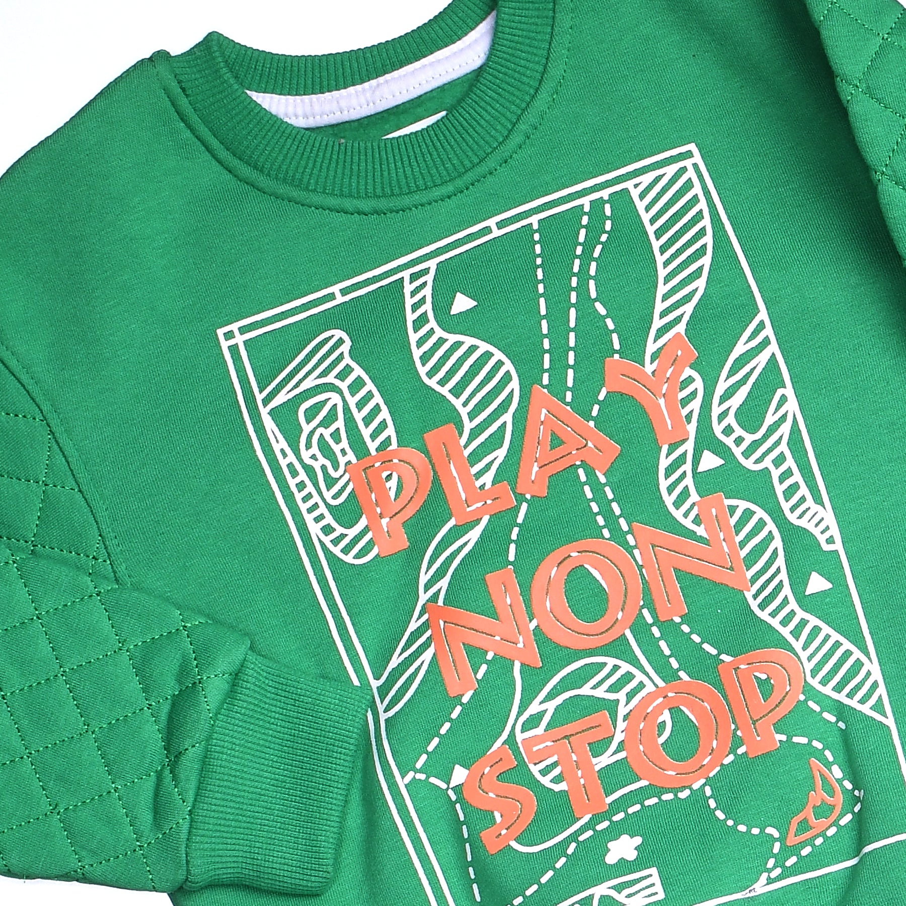 Boys Play Non-Stop set Melton (Green)