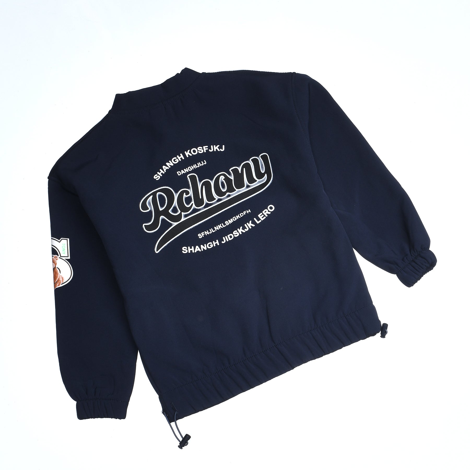 Boys Waterproof Zipper Jacket (Dark Blue)