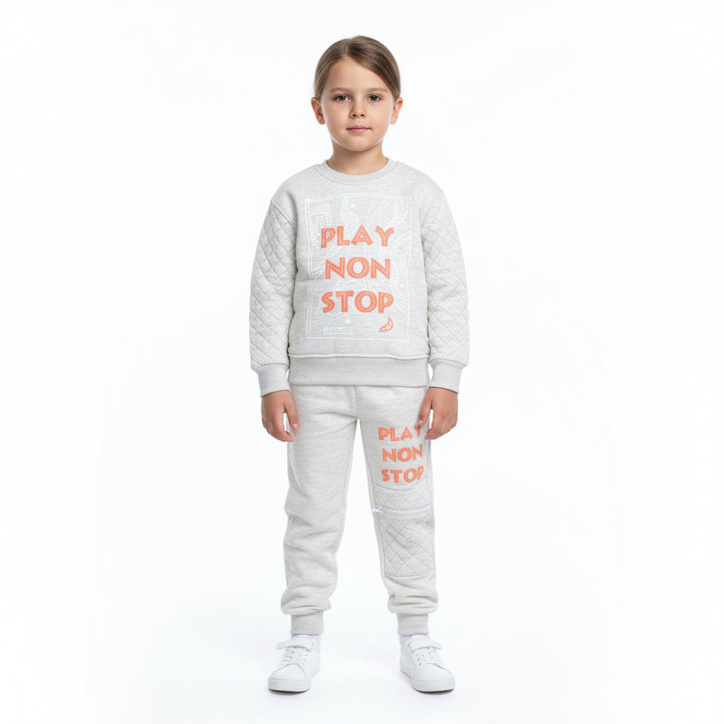 Boys Play Non-Stop set Melton (Gray)