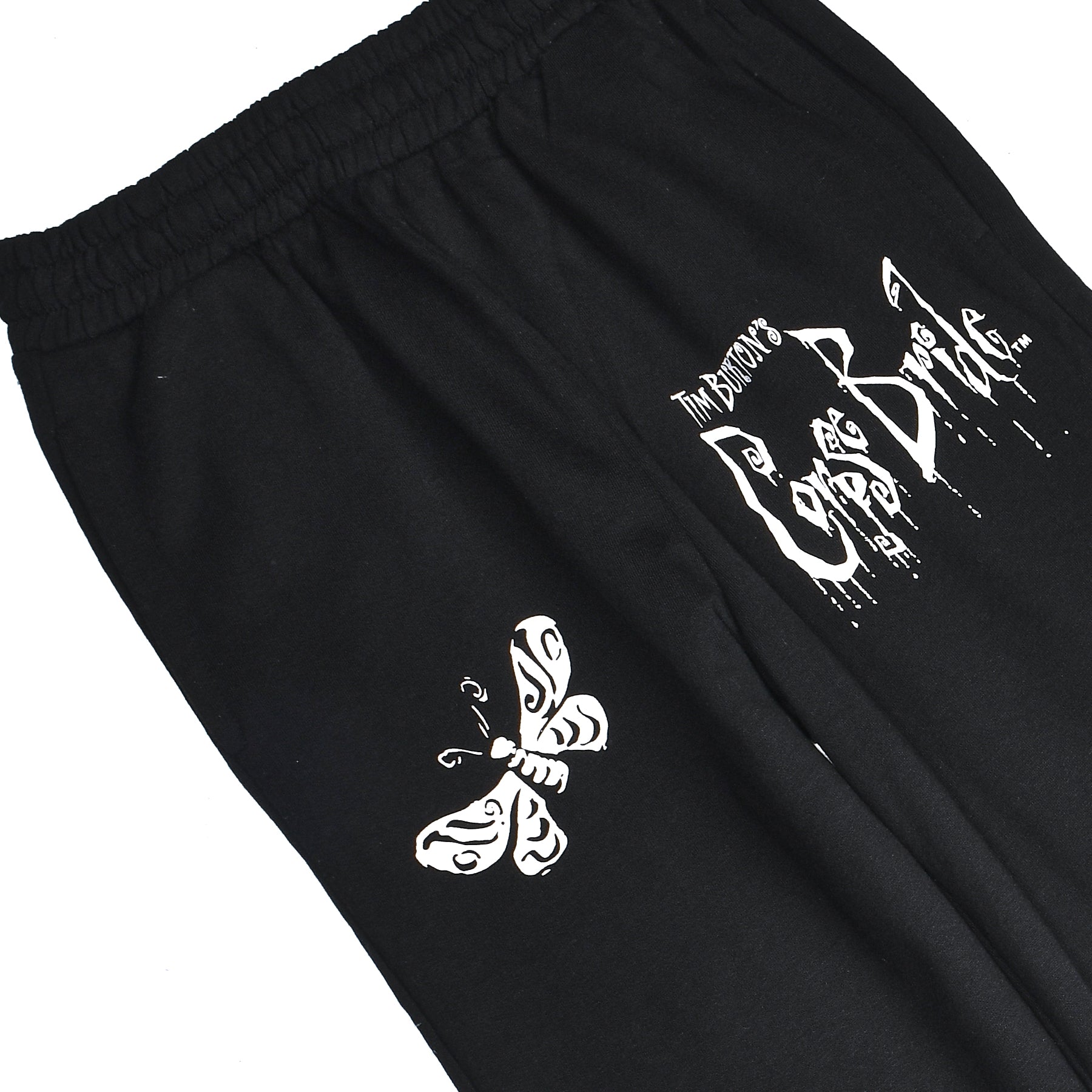Girls Pants Melton Butterfly (Black)