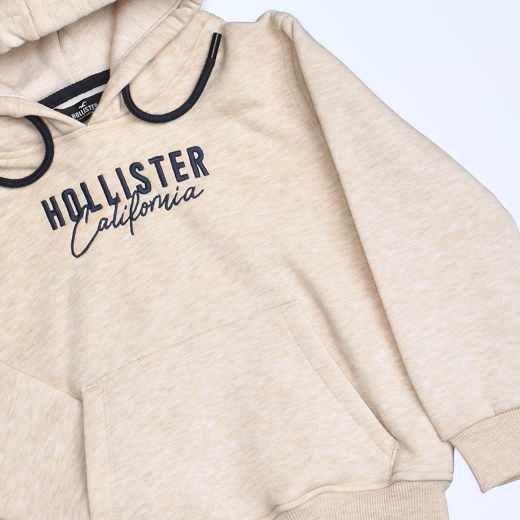 Boys Hoodie Hollister Padded (Beige)