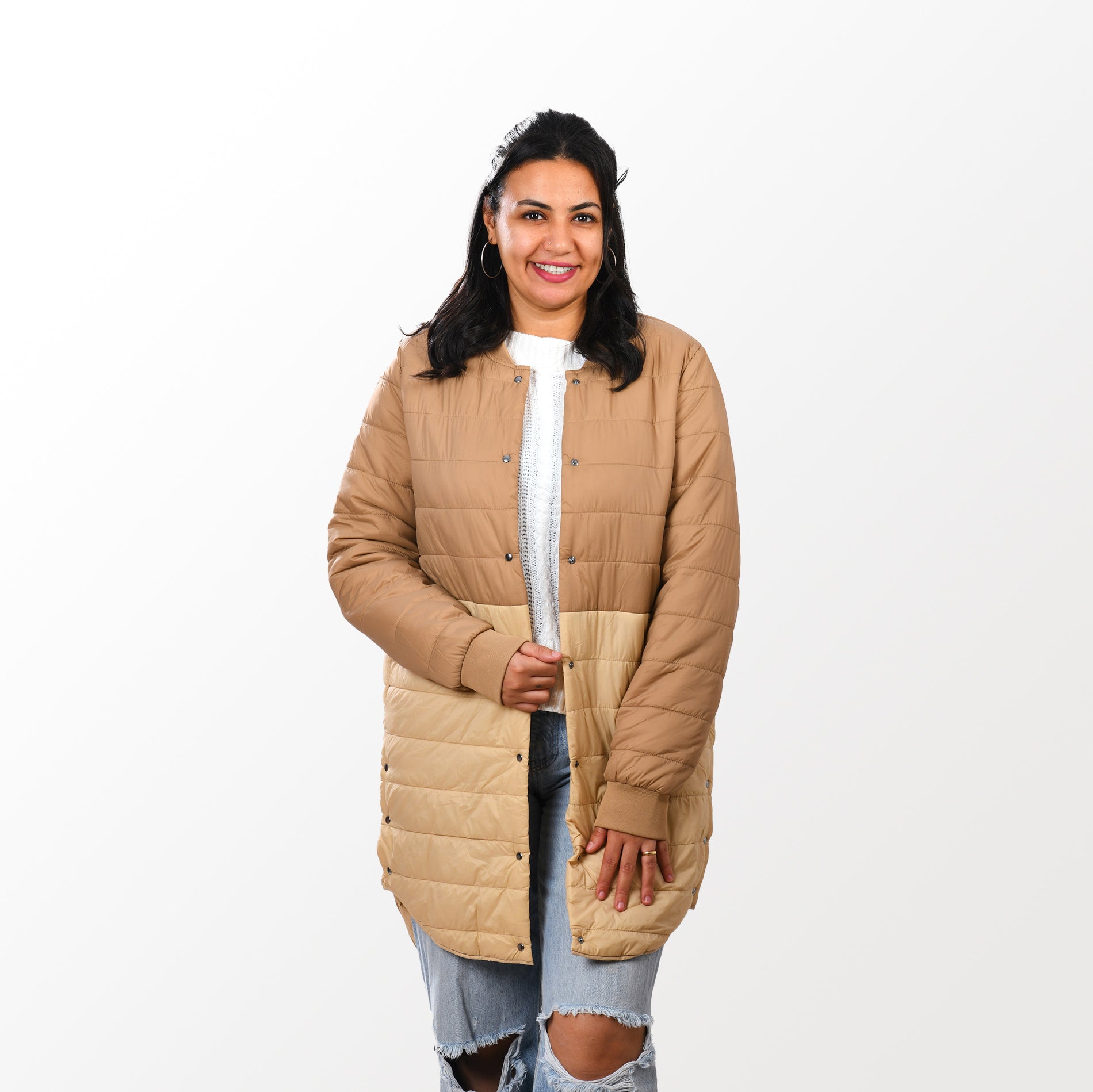 Women jacket Puff (Beige)